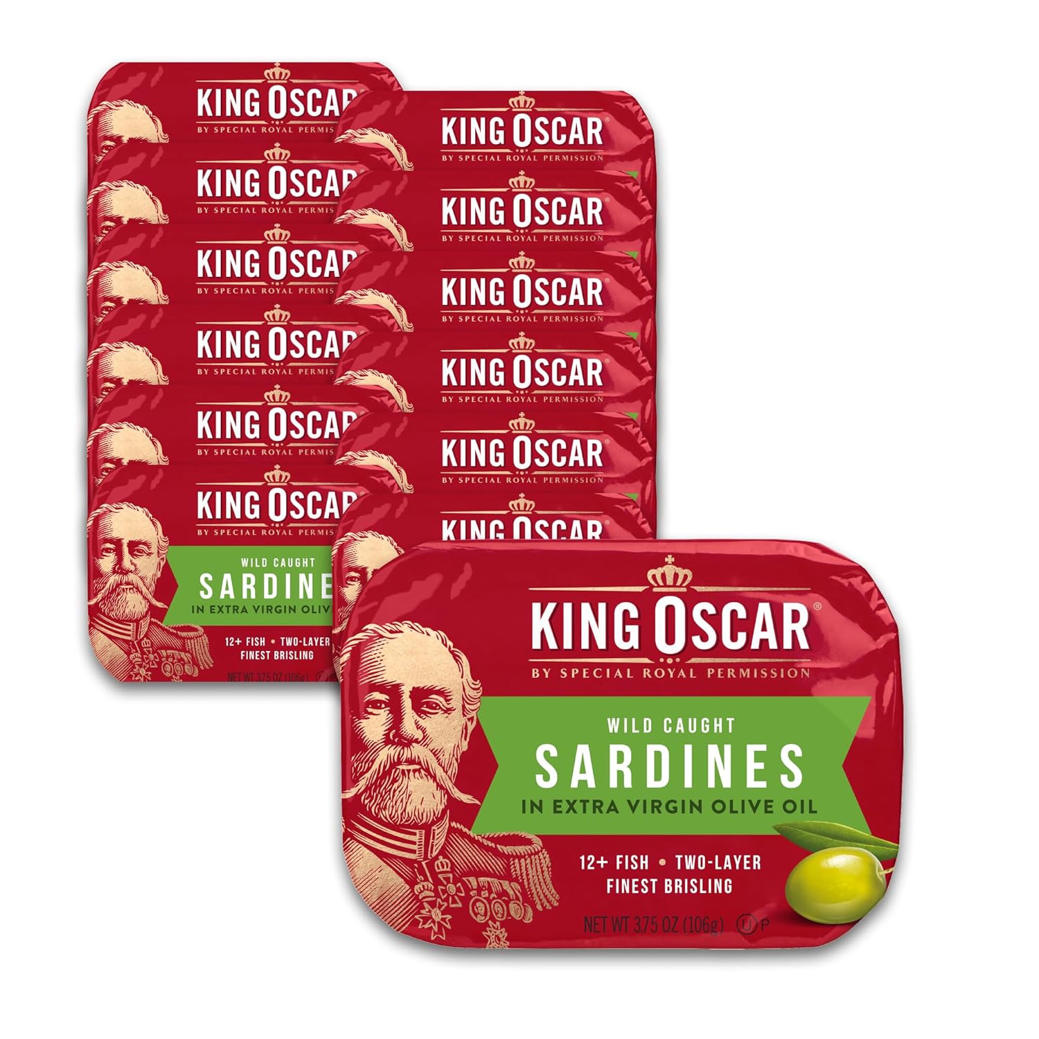 King Oscar Brisling Sardines in Extra Virgin Olive Oil