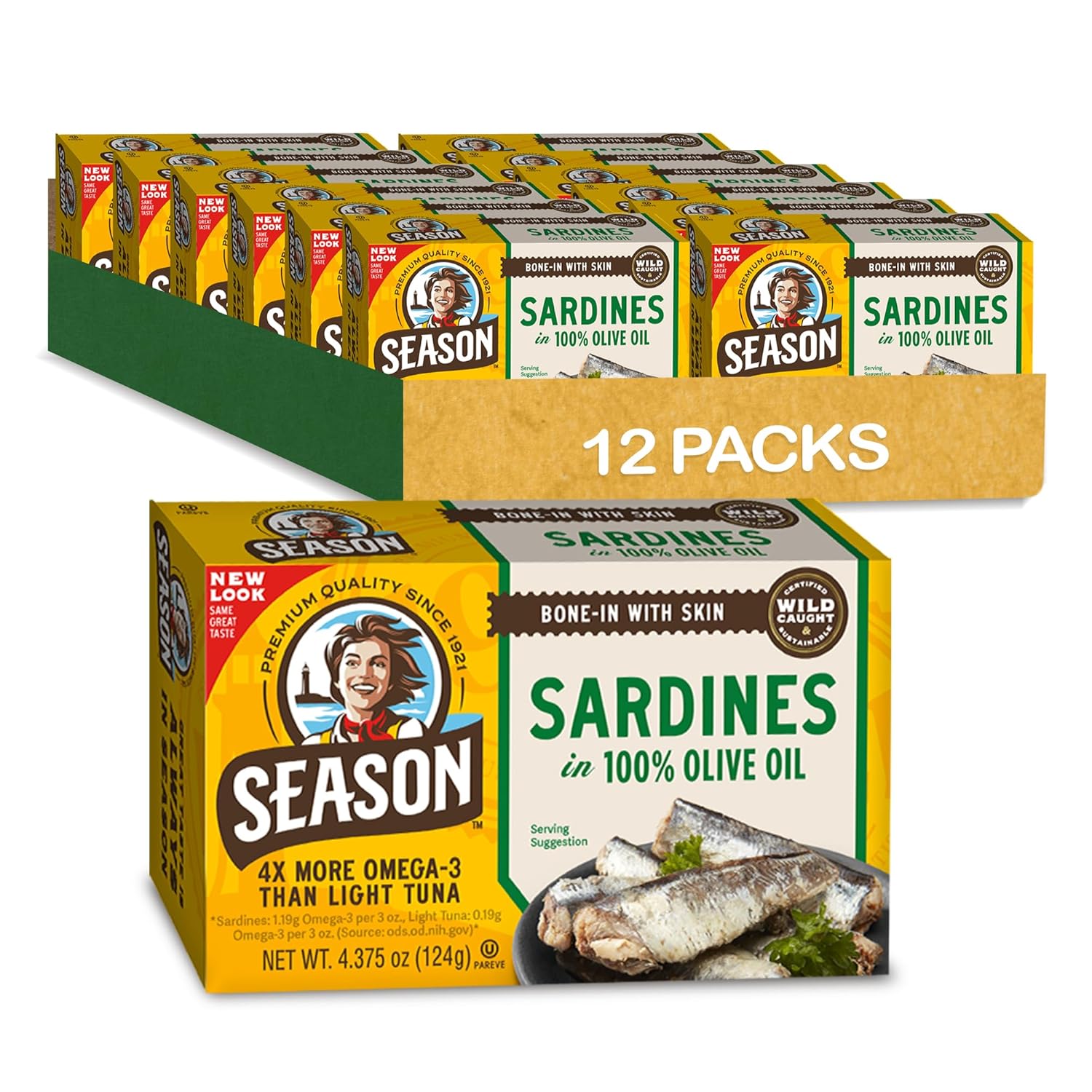 Season Sardines in Extra Virgin Olive Oil