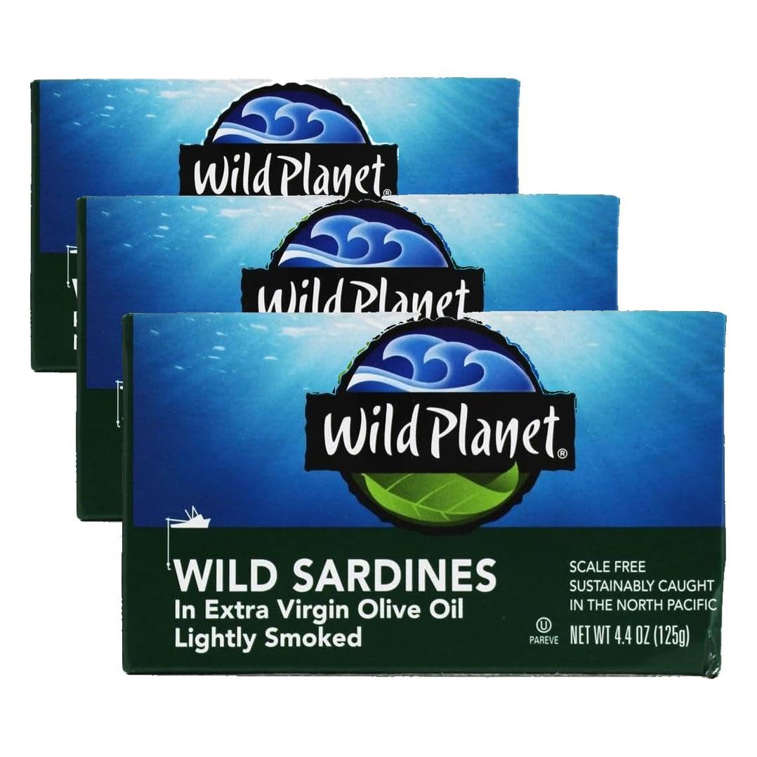 Wild Planet wild sardines in extra virgin olive oil tin